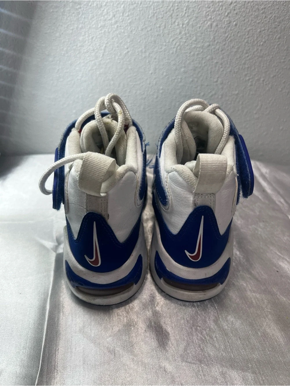 Nike Kids White, Blue and Red Athletic Sneakers